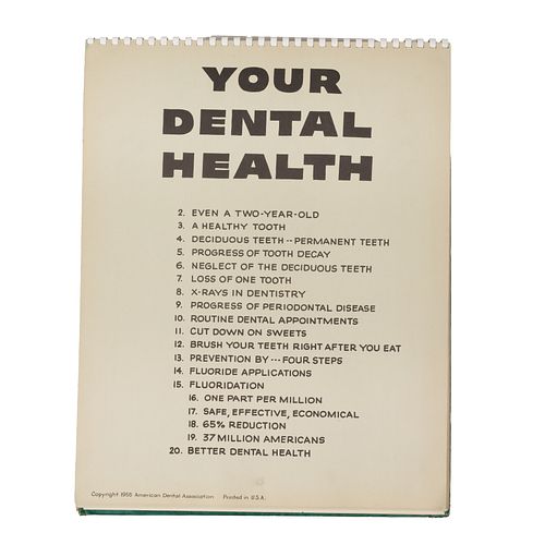 "Your Dental Health" Educational Chart