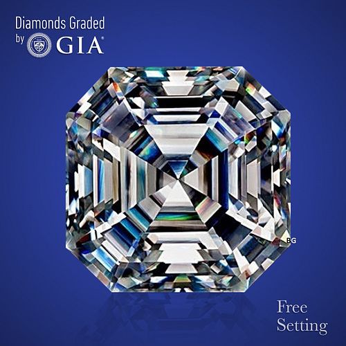 NO-RESERVE LOT: 1.72 ct, Square Emerald cut GIA Graded Diamond. Appraised Value: $24,800 