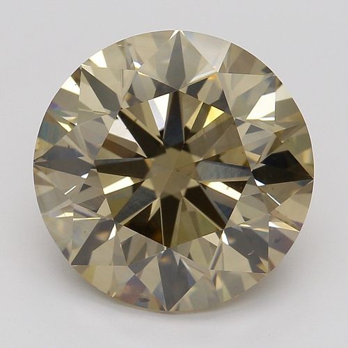 3.30 ct, Natural Fancy Dark Brown Even Color, SI1, Round cut Diamond (GIA Graded), Appraised Value: $25,300 
