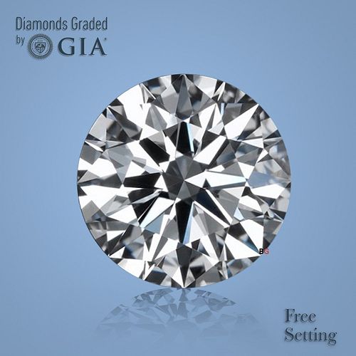 NO-RESERVE LOT: 1.50 ct, Round cut GIA Graded Diamond. Appraised Value: $26,100 