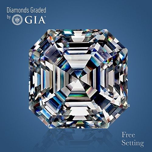 5.01 ct, G/VS2, Square Emerald cut GIA Graded Diamond. Appraised Value: $482,200 