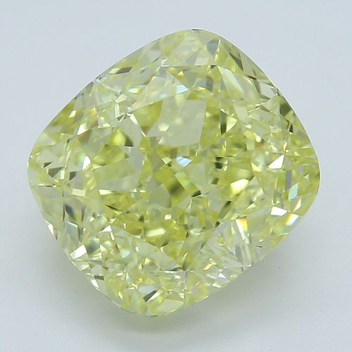 3.71 ct, Natural Fancy Intense Yellow Even Color, VS2, Cushion cut Diamond (GIA Graded), Appraised Value: $151,300 