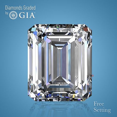 10.03 ct, G/VS1, Emerald cut GIA Graded Diamond. Appraised Value: $1,916,900 