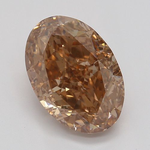 2.01 ct, Natural Fancy Brown Pink Even Color, SI1, Oval cut Diamond (GIA Graded), Appraised Value: $80,300 