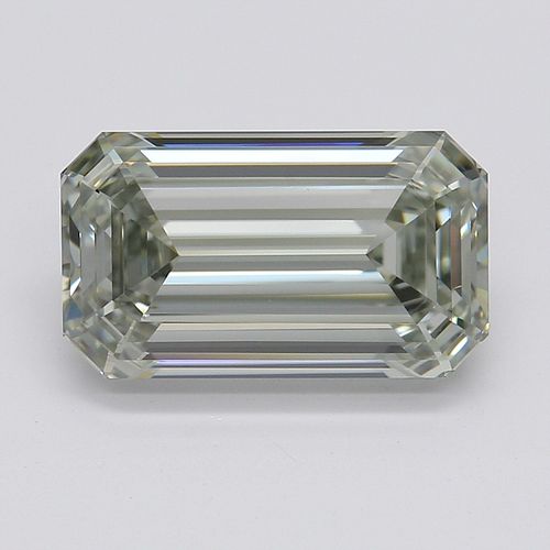 2.02 ct, Natural Fancy Gray Green Even Color, VS1, Emerald cut Diamond (GIA Graded), Appraised Value: $106,000 