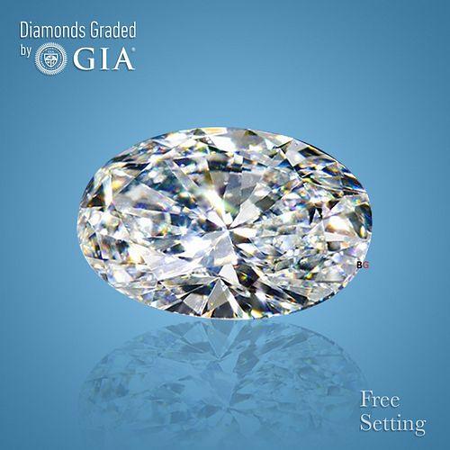 3.02 ct, F/VVS2, Oval cut GIA Graded Diamond. Appraised Value: $190,200 