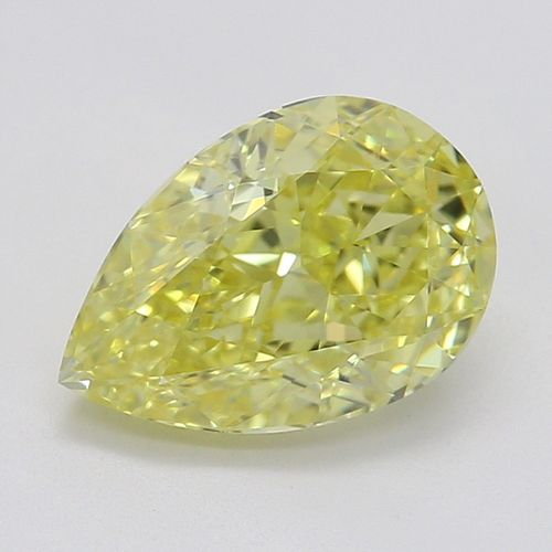 1.00 ct, Natural Fancy Intense Yellow Even Color, VVS2, Pear cut Diamond (GIA Graded), Appraised Value: $24,000 