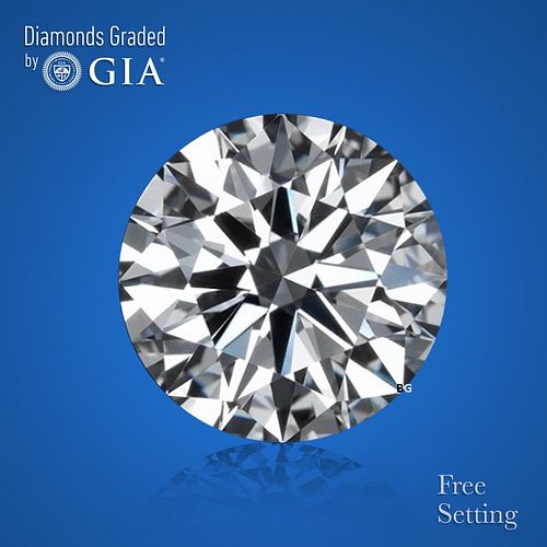 NO-RESERVE LOT: 1.52 ct, Round cut GIA Graded Diamond. Appraised Value: $29,800 