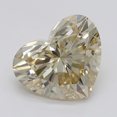 2.25 ct, Natural Fancy Light Yellowish Brown Even Color, VS1, Type 1ab Heart cut Diamond (GIA Graded), Appraised Value: $21,300 
