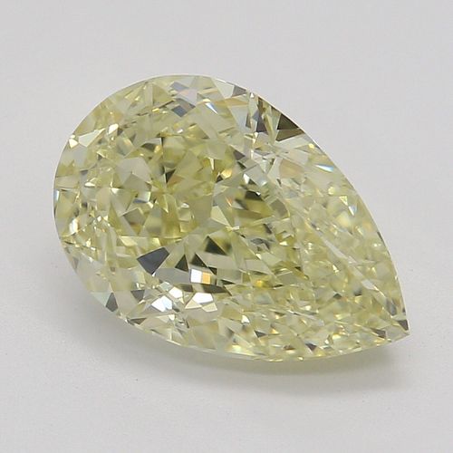 1.51 ct, Natural Fancy Yellow Even Color, VVS2, Pear cut Diamond (GIA Graded), Appraised Value: $21,300 