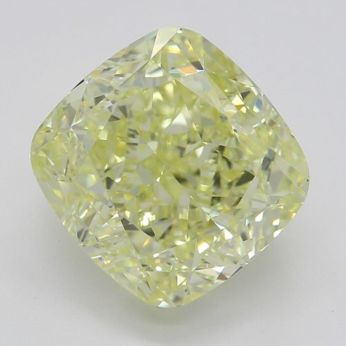 3.40 ct, Natural Fancy Yellow Even Color, VS1, Cushion cut Diamond (GIA Graded), Appraised Value: $93,800 
