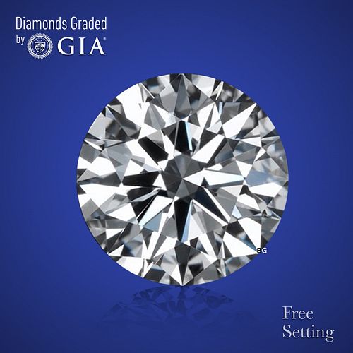 NO-RESERVE LOT: 1.50 ct, Round cut GIA Graded Diamond. Appraised Value: $22,500 