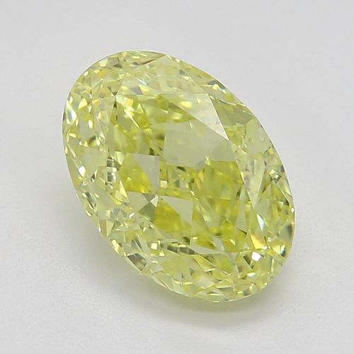 1.00 ct, Natural Fancy Intense Yellow Even Color, VVS1, Oval cut Diamond (GIA Graded), Appraised Value: $21,100 
