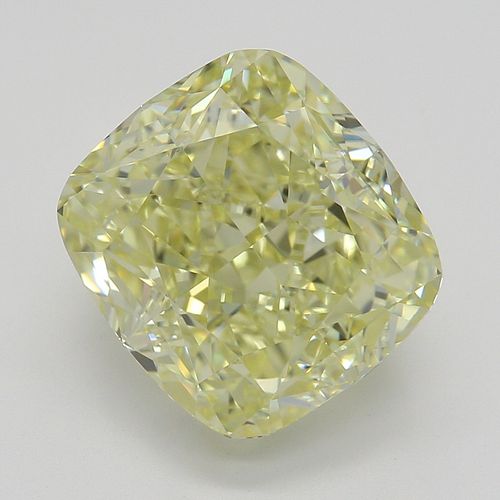 3.73 ct, Natural Fancy Yellow Even Color, VVS2, Cushion cut Diamond (GIA Graded), Appraised Value: $113,000 