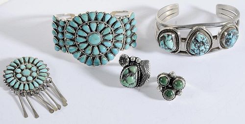 Group of Sterling Silver Southwestern Jewelry