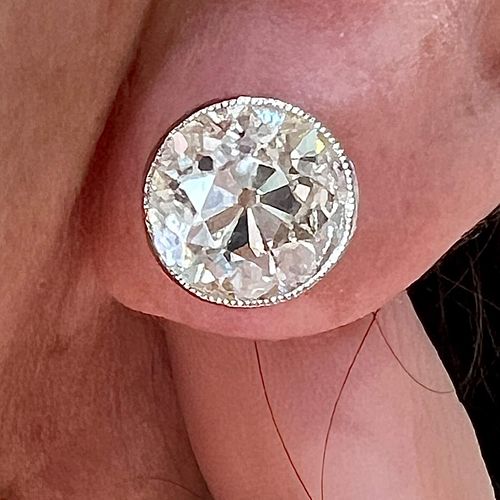 Platinum Diamond Stud Earrings