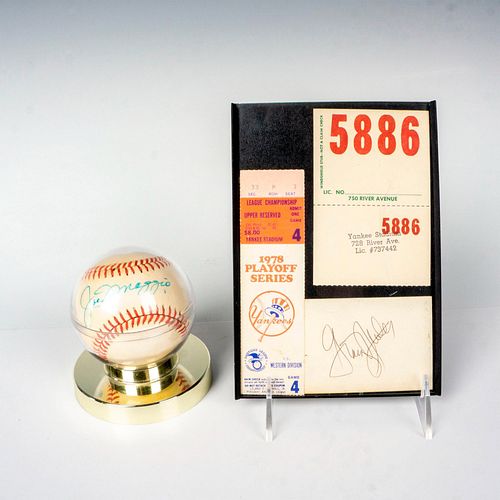 2pc New York Yankees Autographed Collection