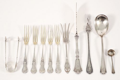 Collection of Sterling Silver Serving Pieces 4.6 ozt