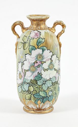 Nippon Morimura Noritake Double Handled Vase 