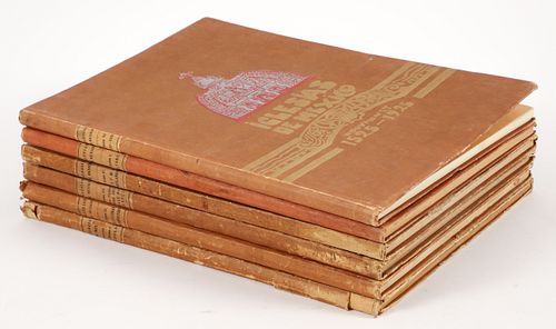 Iglesias de Mexico, complete set in 6 volumes 1924