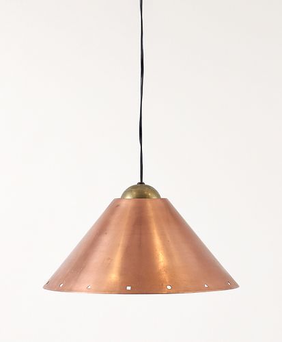 Ron Rezek Pierced Copper Pendant Light 