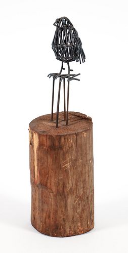 Wire Sculpture of a Bird by Morandi 1969