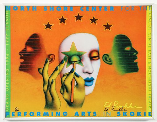 Ed Paschke Signed Limited Poster 1996
