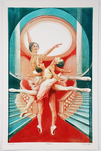 Gatja Helgart Rothe Kirov Ballerina Serigraph