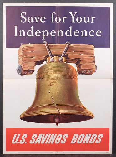 U.S. Savings Bonds Vintage Promotional Poster