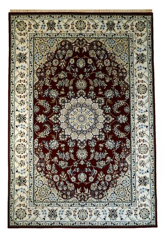 Isfahan Rug 5'2 X 7'8