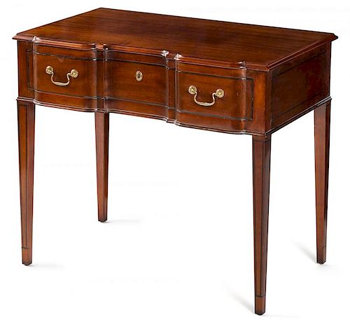 Kindel Winterthur Reproduction cherry dressing table, 27 3/4'' h., 31 3/4'' w.