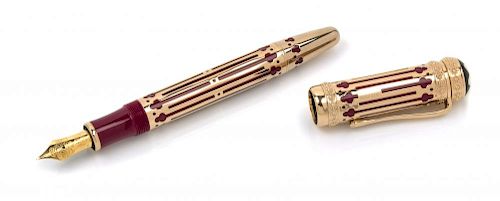 A Montblanc Catherine the Great Limited Edition Fountain Pen