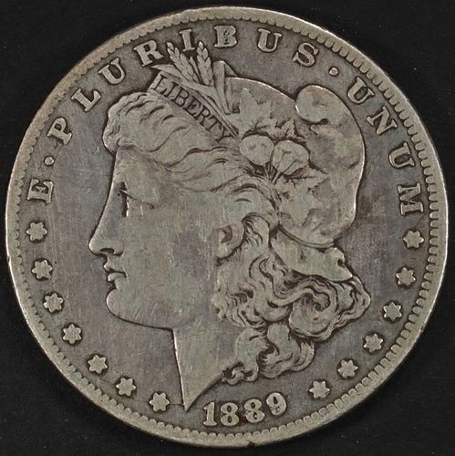 1889-CC MORGAN DOLLAR F/VF