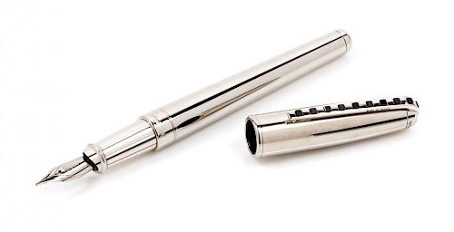 An S.T. Dupont Night and Light: Night Limited Edition Onyx-Inset Fountain Pen