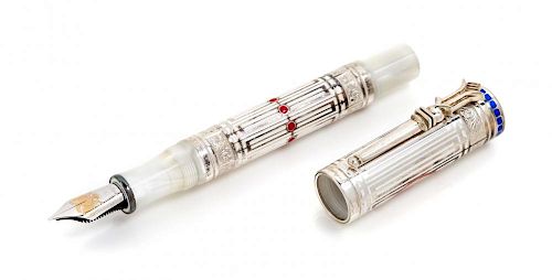 A Montegrappa White Nights Limited Edition Fountain Pen