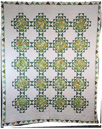Spring Woodland Quilt by Mary Schafer 1983