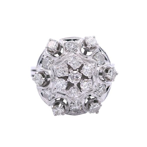 Platinum Ring with 1.25 Cts in Diamonds