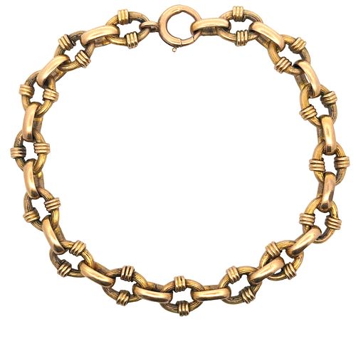 Antique 18kt yellow Gold solid Bracelet