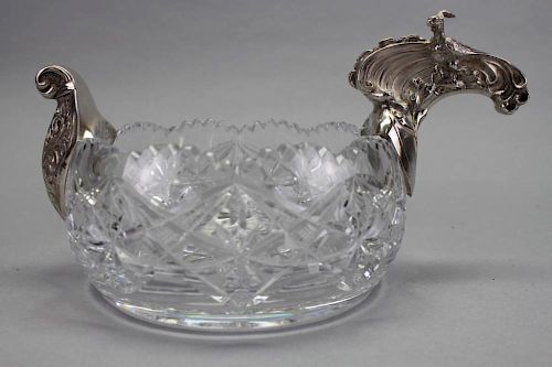 Russian Cut Crystal/Silver Kovsch