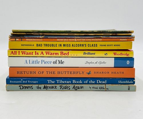 10 Books Including: A Little Piece of Me, The Tibetan Book, Return of the Butterfly and More