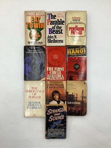 Set of 10 books including: Call It Sleep, The Parable of the Beast, The Pentagon Papers & +