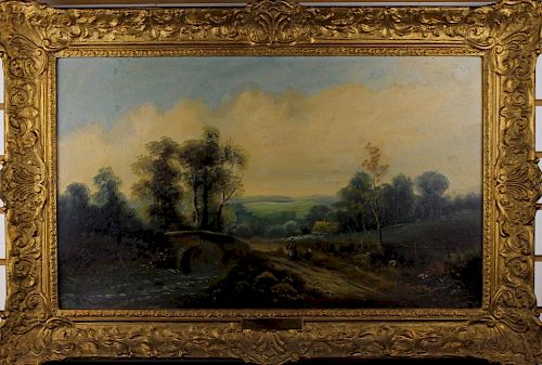 A. Richards (20th C.) Landscape