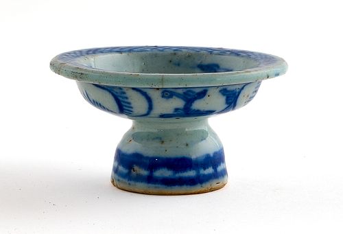 Chinese Blue and White Porcelain Salt Cellar