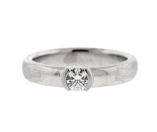 Tiffany &amp; Co Platinum 0.31ct I VS1 Diamond Engagement Ring
