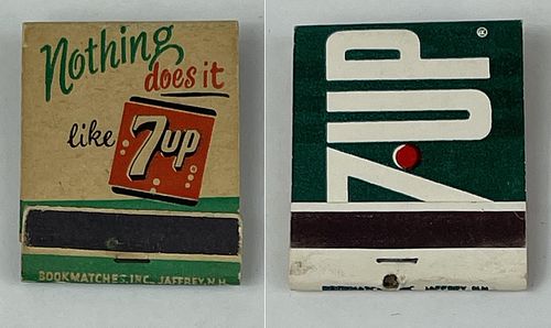 Lot of Two 7up Match Books