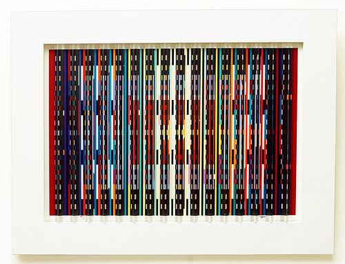 Yaacov Agam  'Fascination' 1995, Prismagraph Signed & numbered AP, Publisher/Printer COA, In Mint