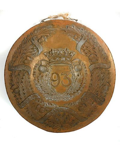 Military Battle Commemorative Gong.