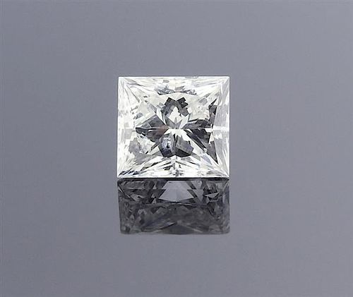 GIA 1.00ct G SI2 Princess Cut Loose Diamond