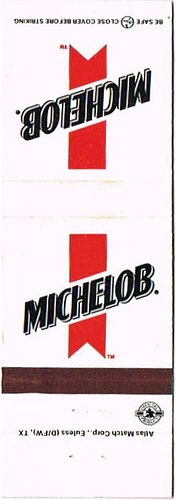 1985 Michelob Beer 111mm MO-AB-M-4 Match Cover St. Louis Missouri