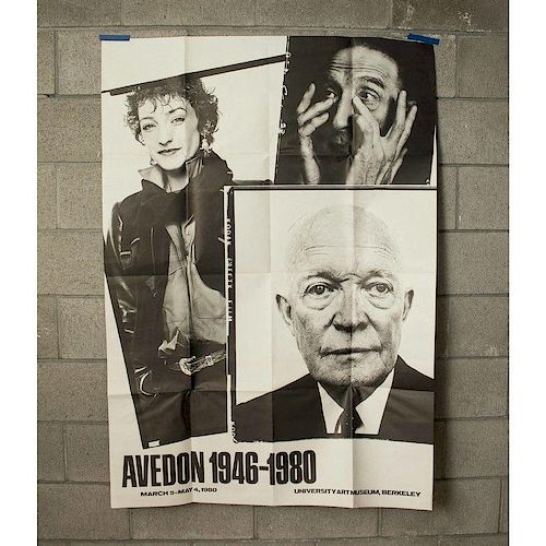 Richard Avedon 1948-1980 UC Berkeley Poster